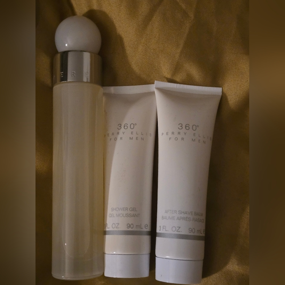 Perry Ellis 360 Cologne/aftershave/shower gel
